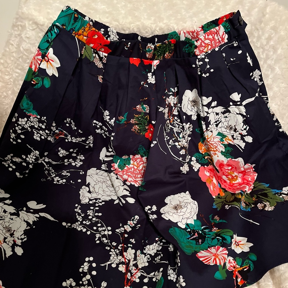 VINTAGE FLORAL PRINT GARDEN PARTY SKIRT - Picture 2 of 11